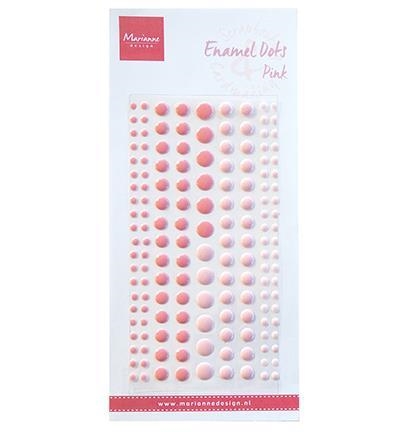 Marianne Design Enamel dots Two pink 156 stk